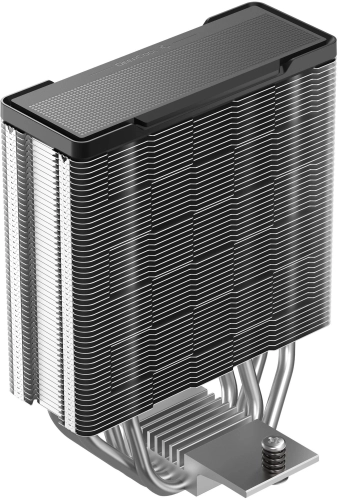 Устройство охлаждения(кулер) Deepcool AG400 G2 ARGB Soc-AM5/AM4/1200/1700/1851 серебристый/черный 4-pin 30.93dB Al+Cu 230W 641gr Ret (R-AG400-BKAMMG2-G) фото 6