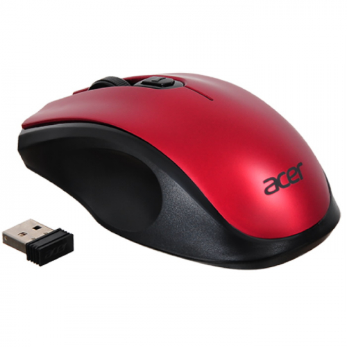 Мышь Acer OMR032 Wireless, 1600dpi, USB, 4but, Black/ red (ZL.MCEEE.009) фото 2