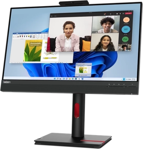 Монитор 23.8 Lenovo ThinkVision TIO24 (Gen5) Black (IPS,1920x1080, 4ms, 3in1 connection w/ Tiny, DP, HDMI, USB Hub, Mic (12NAGAT1UK_RU) фото 3