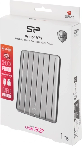 1TB Silicon Power Armor A75, 2.5, USB 3.2, Алюминий [SP010TBPHDA75S3S] фото 8