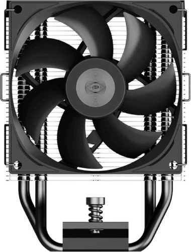Устройство охлаждения(кулер) PcCooler R400 Soc-AM5/ AM4/ 1200/ 1700/ 1851 черный 4-pin Al+Cu 180W Ret (R400-BKNWYX-US) фото 5