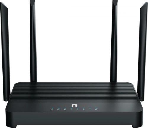 Роутер беспроводной Netis NX31 AX3000 10/100/1000BASE-TX черный (NX31#MLN)