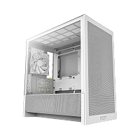 Корпус без блока питания/ Case NZXT H3 Flow (2025), Midi-Tower, TG, 1x120mm, 1xUSB-A 3.2 + 1xUSB-C 3.2, mATX, mITX White (CC-H31FW-01)