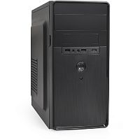 Exegate EX286427RUS Корпус Minitower ExeGate BA-309-500W-8 (mATX, БП AA500 с вент. 8см, 2*USB, HD аудио, черный)