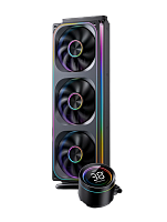 Система жидкостного охлаждения/ Water Cooling System JONSBO TH-360 Black (300W, 360mm, LED temp., Black, ARGB/ Fans: 3x120mm, 62.4CFM, 37.3dBA, 2400RPM/ Pump height 72mm, 30dBA, 2400RPM, Rad thickness