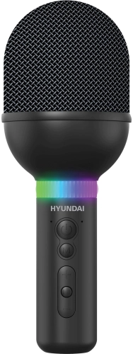 Микрофон беспроводной Hyundai H-MIC101 черный (HMIC101)