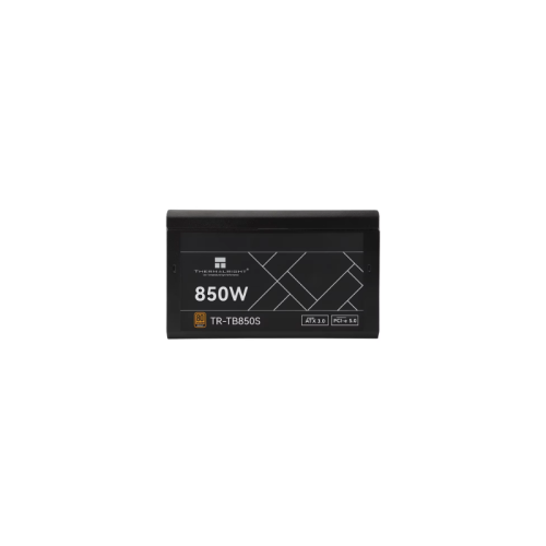 Блок питания 850W/ Thermalright, 850W 80+ Bronze (ATX, 3, PCIe 5.0, Non-modular, 1x24(20+4)pin 550mm, 1xCPU*2 8(4+4)pin 600+150mm, 1xPCIe*2 8(6+2)pin 500+150mm, 1x12VHPWR PCIe 5.0 12+4pin 600mm, 1xSATA*3+MOLEX4pin*1 400+150+150+1 (TR-TB850S)