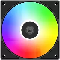Вентилятор для корпуса ID-Cooling AS-120-К ARGB 120х120x25 черный 4-pin 27.2дБ (AS-120-ARGB-K) Ret
