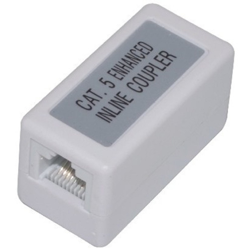 Проходной адаптер NEOMAX [NM-ILC-45U5E-T568AB-101-WH] Cat.5E, UTP, RJ45-RJ45, T568AB, цвет белый