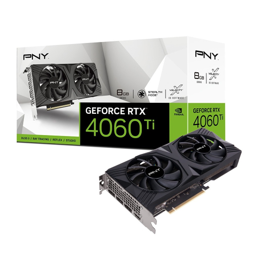 RTX4060Ti 8GB VERTO 2FAN DLSS 3 GDDR6 128-bit DPx3 HDMI RTL (VCG4060T8DFXPB1)