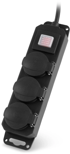 Сетевой фильтр Buro 300MDP-5-B 5м (3 розетки) черный (коробка) фото 8