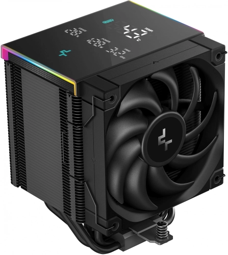 Устройство охлаждения(кулер) Deepcool AK500 Digital Pro Soc-AM5/AM4/1200/1700/1851 черный 4-pin 25dB Al+Cu LCD 240W 1346gr Ret (R-AK500-BKAPMN-G)