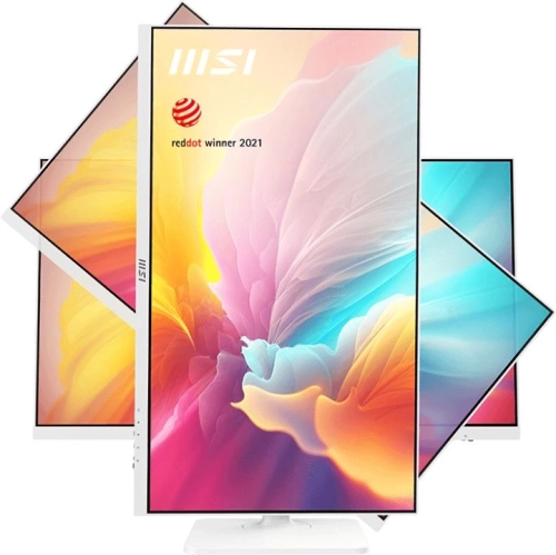 Монитор 27" MSI Modern MD2712PW White (IPS, 1920x1080, HDMI+Type C, 1 ms, 178°/ 178°, 300 cd/ m, 1000:1 (100M:1), 100Hz) (9S6-3PA49H-218) фото 2