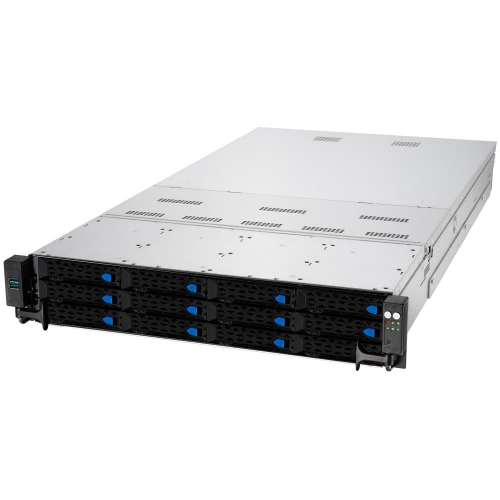 Серверная платформа Asus RS720-E10-RS12/ 2x LGA4189/ noHDD (up 12 LFF)/ 2x 10Gb/ 2x 1600W (up 2) (90SF00Z3-M00920) фото 2