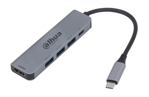DAHUA Док станция 7 in 1 USB 3.1 Type-C to USB 3.0 + HDMI + SD/ TF + PD Docking Station (DH-TC37)