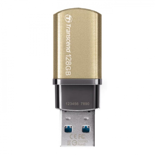 Флеш-накопитель Transcend JetFlash 820 128 Гб USB 3.0 металл золотистый (TS128GJF820G) фото 2