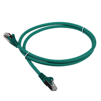 Патч-корд RJ45 - RJ45, 4 пары, FTP, категория 6, 15 м, зеленый, LANMASTER LAN-PC45/S6-15-GN