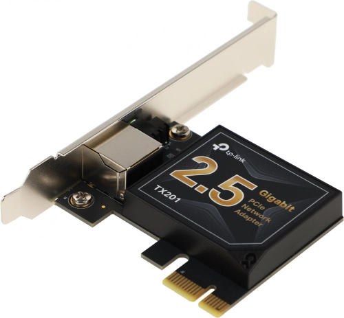 TP-Link TX201, Сетевой адаптер PCIe 2,5 Гбит/ с, 1 разъём PCIe 2.1, поддержка сетевых стандартов 100 Мбит/ с, 1 Гбит/ с и 2,5 Гбит/ с фото 8