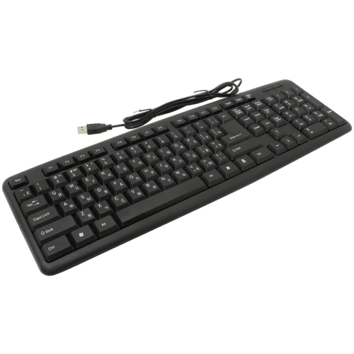 Defender #1 Проводная клавиатура HB-420 RU,черный,полноразмерная (45420)