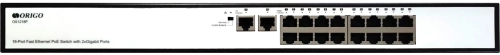 Коммутатор/ Unmanaged Switch 16x100Base-TX PoE, 2x1000Base-T, PoE Budget 190W, Long-range PoE up to 250m, 19 w/brackets (OS1218P/190W/A1A) фото 6