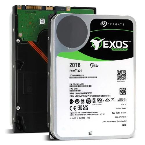 Жесткий диск HDD Seagate SAS 20Tb Exos X20 12Gb/ s 7200 256Mb (ST20000NM002D) фото 3