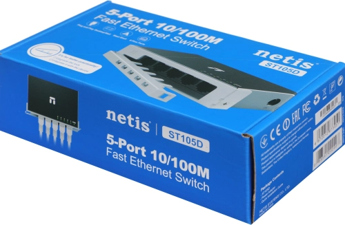 Коммутатор Netis ST105D (L2) 5x100Мбит/с неуправляемый фото 10
