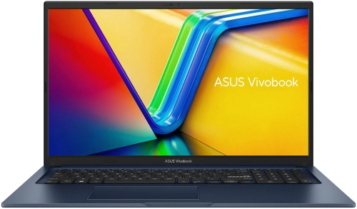 Ноутбук ASUS Vivobook 17 X1704VA-AU982 Intel Core 5 120U/ DDR5 16GB/ 512Gb SSD/ Intel UHD Graphics/ 17.3 FHD (1920x1080) 16:9/ Wi-Fi 6+ BT 5.2/ No OS/ Quiet Blue/ 2.10 kg (90NB13X2-M00ML0)