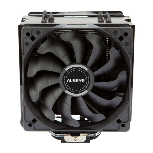Вентилятор ALSEYE S120D-B Universal, TDP 135W, 2x120FAN, 4 heat pipe, PWM, RTL{20} (874258) (AS.01.07.0019) фото 2