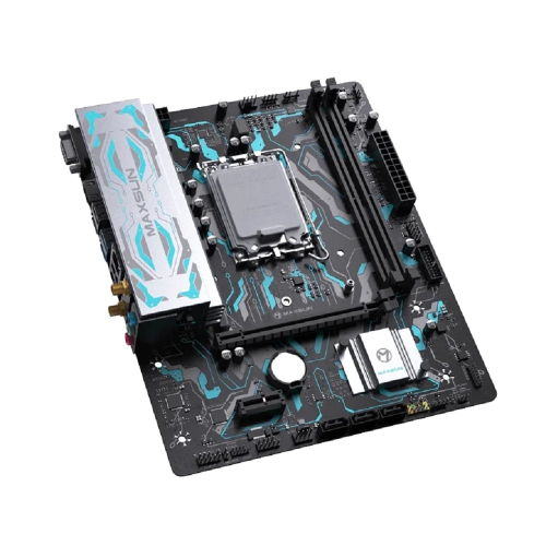 MS-B760M GAMING WIFI GANK V2 (Socket 1700, mATX, 2*DDR5, HDMI+DP, 3*SATA3, 1*M.2, 1xPCI-E x16 / 1xPCI-E x4, 4*USB 2.0, 2*USB 3.2 GEN 2, LAN 1*1G, Bluetooth, Wi-Fi 802.11ax, RTL) фото 3