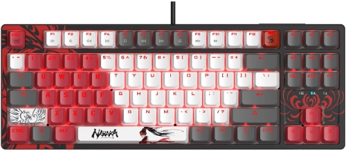 Клавиатура A4Tech Bloody S87 Naraka механическая черный/ красный USB for gamer LED (S87 NARAKA)