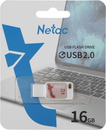 Флеш Диск Netac UA31 16Gb [NT03UA31N-016G-20PK], USB2.0, розовая фото 2