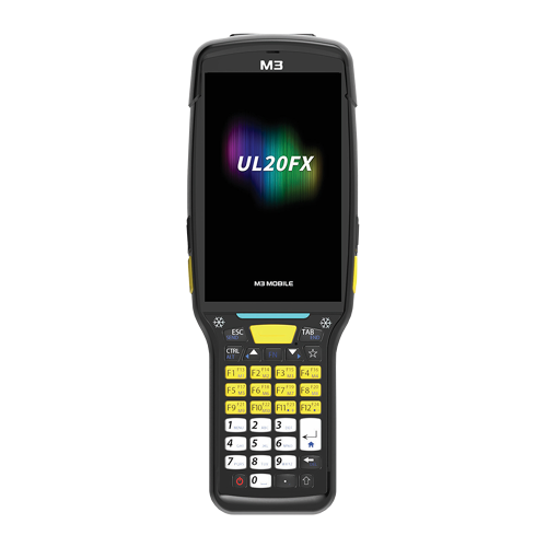 Android 10, GMS, FHD, 802.11 a/ b/ g/ n/ ac, SE5850 ER Long Range Imager Scanner, Rear Camera, BT, NFC(HF), 4G/ 64G, 28 Numeric Keypad, Standard Battery for low temperature is included and Bullet Proof Fil (U20F4C-QICFRS-HF)