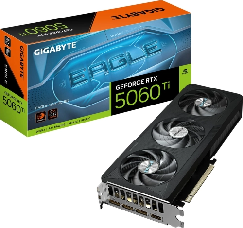 Видеокарта Gigabyte PCI-E 5.0 GV-N506TEAGLEMAX OC-8GD 1.0 NVIDIA GeForce RTX 5060TI 8Gb 128bit GDDR7 2617/28000 HDMIx1 DPx3 HDCP Ret фото 10