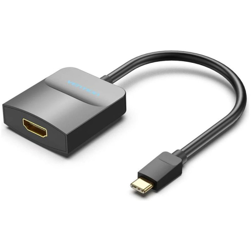 Мультимедиа конвертер Vention USB Type C M/HDMI F, Черный (TDCBB)