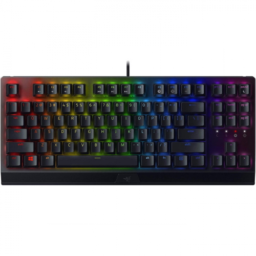 Игровая клавиатура Razer Blackwidow V3 TENKEYLESS Wired, RGB, USB, Black (RZ03-03490700-R3R1)