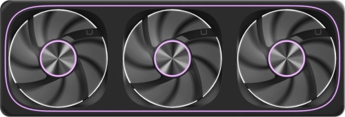 Вентилятор для корпуса Formula V Line AIR FUSION 3 BK, 360x120x28mm, ARBG 3pin + PWM 4pin, 500-1800 RPM, 34.95 DBA MAX, HYDRO BEARING фото 5