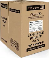 Кабель Exegate UTP4-C5e-CCA-S24-IN-LSZH-OR-305 UTP 1Гбит/с UTP 4 пары cat.5E CCA 305м оранжевый (EX256747RUS)