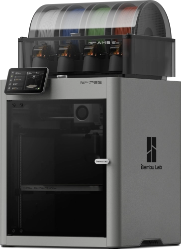 Принтер 3D Bambu Lab P2S Combo 256x256x256мм ABS/ PLA/ PETG/ ASA/ Carbon/ Glassfiber/ TPU 10мкм (PF004-U+SA007-EU1)