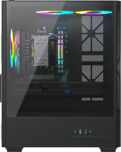 Компьютер Teclast G03 Ryzen 7 7700 (3.8) 32Gb SSD1Tb RTX5060TI 8Gb Windows 11 Pro GbitEth WiFi BT 500W черный (G03 770032G1T5060T8BKRU)