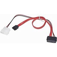 Gembird/ Cablexpert Кабель Combo miniSATA , molex+SATA/ miniSATA, 6pin+7pin, (длина инт-50см, пит-30см) (CC-SATA-C3)