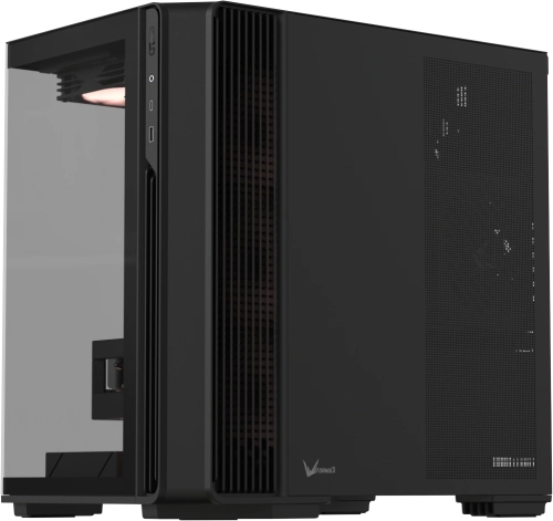 Корпус Formula Crystal Z7 черный без БП ATX 11x120mm 4x140mm 1xUSB3.0 1xUSB3.1 audio bott PSU (CRYSTAL Z7 B) фото 3