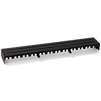 Hyperline PPHD-19-48-8P8C-C6A-110D Патч-панель высокой плотности 19", 1U, 48 портов RJ-45, неэкранированная, категория 6A, Dual IDC