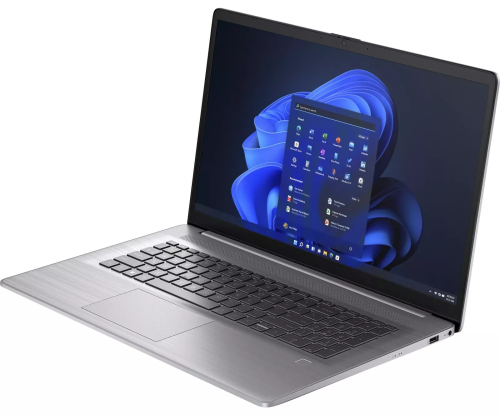 Ноутбук HP Probook 470 G10 Core i7-1355U 17.3 FHD (1920x1080) 300nits AG 16Gb DDR4(1x16GB),512GB SSD,41Wh,Backlit,2.1kg,1y,Asteroid Silver,Dos,KB Eng (9G1Q8ET) фото 2