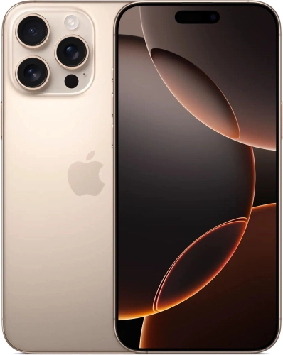 Смартфон Apple iPhone 16 Pro Max 256Gb бежевый титан моноблок 3G 4G 1Sim 6.9