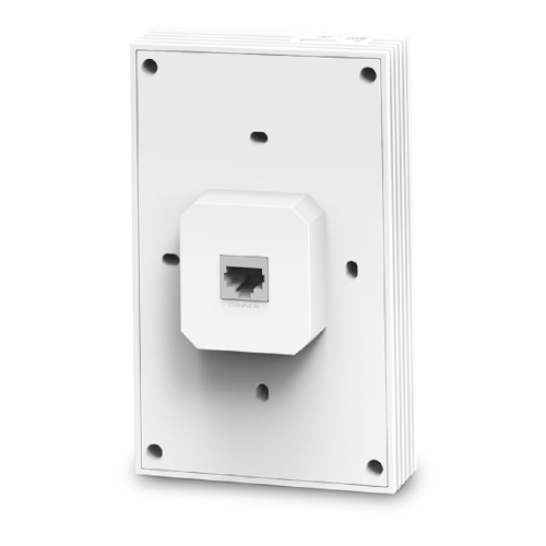 TP-Link EAP655-WALL, AX3000 Встраиваемая в стену вухдиапазонная точка доступа Wi Fi 6, 1 гиг. Uplink + 3 Dounlink порта RJ45, до 574 Мбит/ с на 2,4 ГГц + до 2402 Мбит/ с на 5 ГГц, PoE 802.3at/ af фото 3