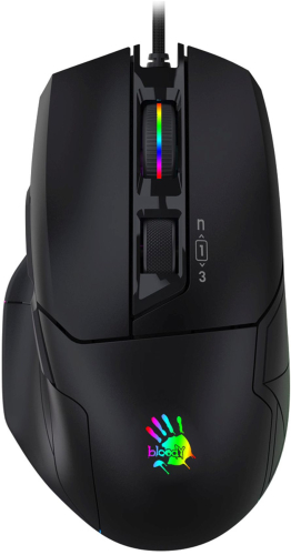 Мышь A4Tech Bloody W70 Max черный оптическая (10000dpi) USB (10but) (W70 MAX (STONE BLACK))