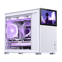 Корпус без блока питания/ Case JONSBO D31 MESH SCREEN, Mini-Tower, TG, no fans, 1xUSB-A 3.0 + 1xUSB-C 3.2, mATX, mDTX, mITX White (D31 MESH SCREEN WHITE)