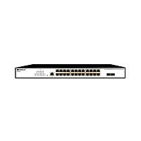 Коммутатор/ Управляемый L2 коммутатор, 24x1000Base-T, 2x1000Base-X SFP, консольный порт RJ-45, комплект для установки в 19" стойку (OS3126/A1A)