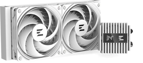 Zalman CPU Liquid Cooler 240mm, ARGB, white (ALPHA2 A24 WHITE) фото 2