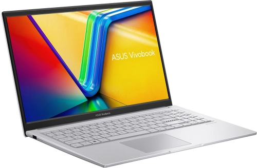 Ноутбук ASUS X1504VA-BQ4060 15.6(1920x1080 (матовый) IPS)/ Intel Core 3 100U(1.2Ghz)/ 16384Mb/ 512PCISSDGb/ noDVD/ Int:Shared/ Cam/ BT/ WiFi/ 42WHr/ war 1y/ 1.7kg/ Cool Silver/ DOS (90NB13Y2-M03600) фото 2